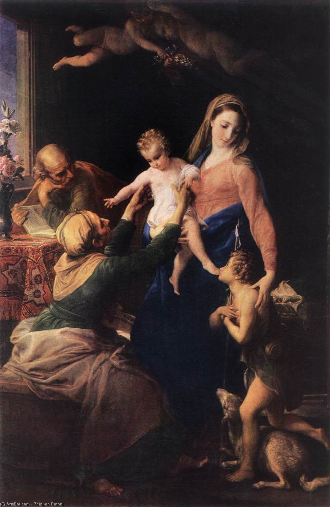 Holy Family — Pompeo Batoni