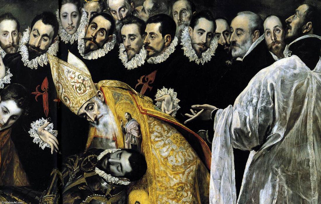 The Burial Of The Count Of Orgaz (detail) — El Greco