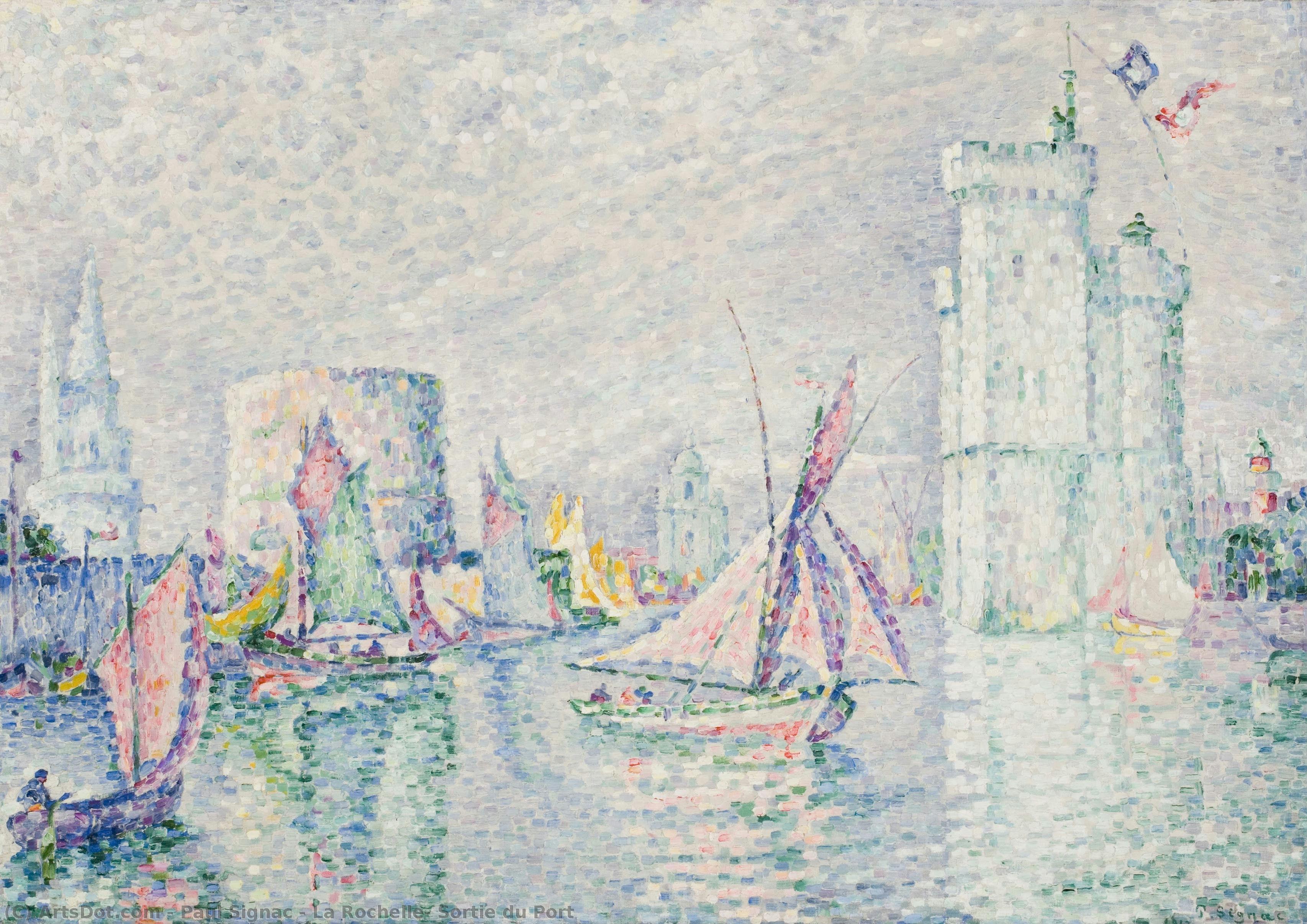 La Rochelle, Sortie Du Port — Paul Signac