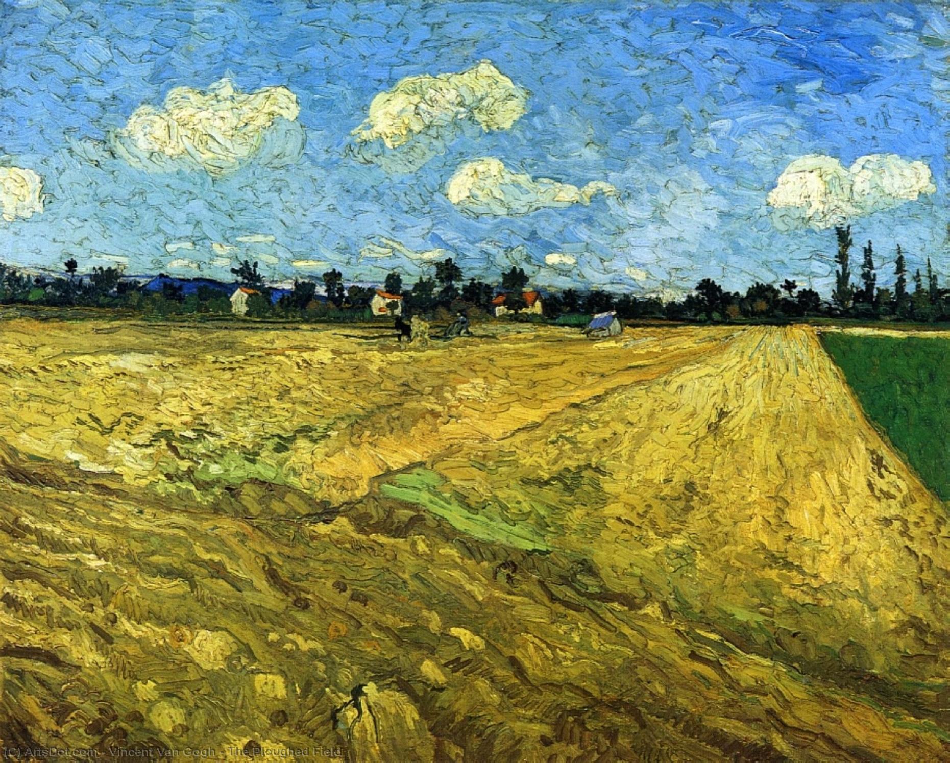 The Ploughed Field — Vincent Willem Van Gogh