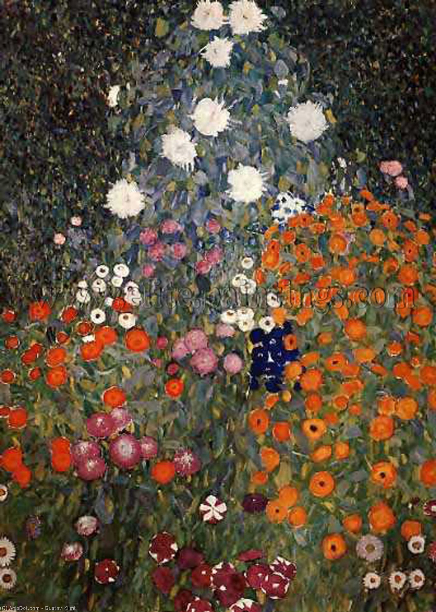 Flower Garden — Gustav Klimt