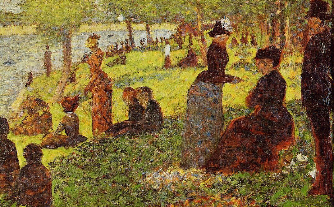 Sketch With Many Figures — Georges Seurat