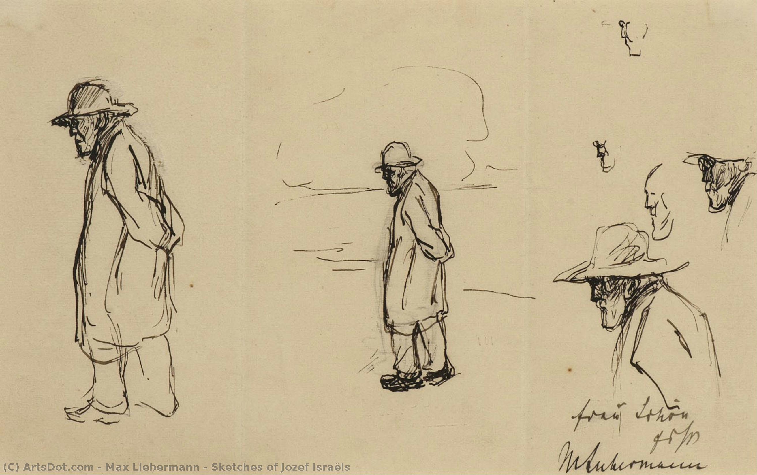 Sketches Of Jozef Israëls — Max Liebermann