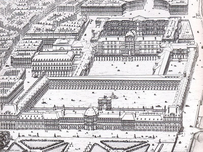 Project Meeting The Louvre And The Tuileries — Charles Percier