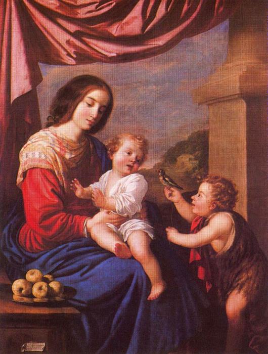La Virgen Y El Niño Con San Juan — Francisco De Zurbarán