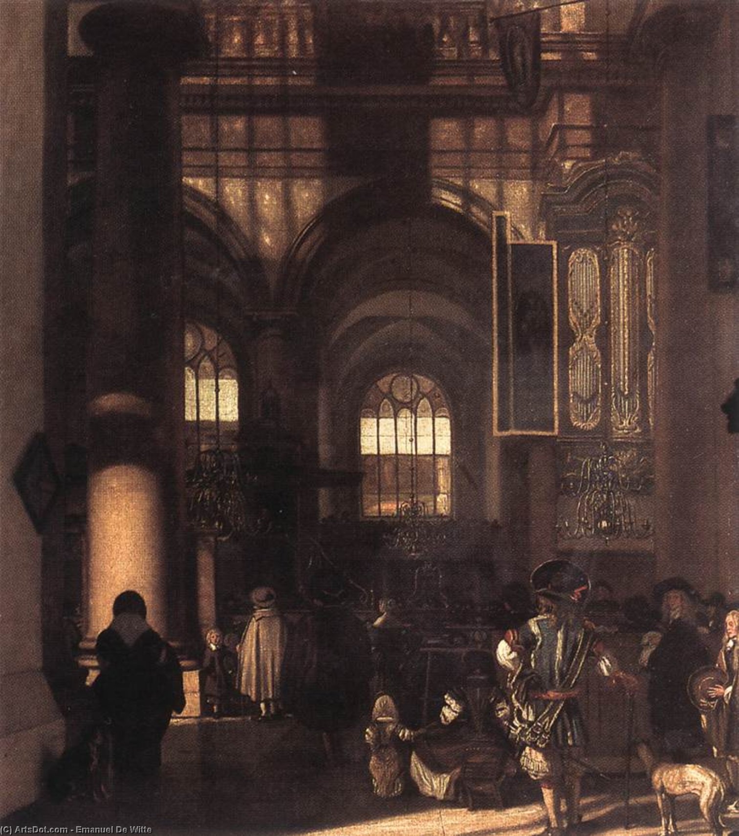 Interior Of A Church — Emanuel De Witte