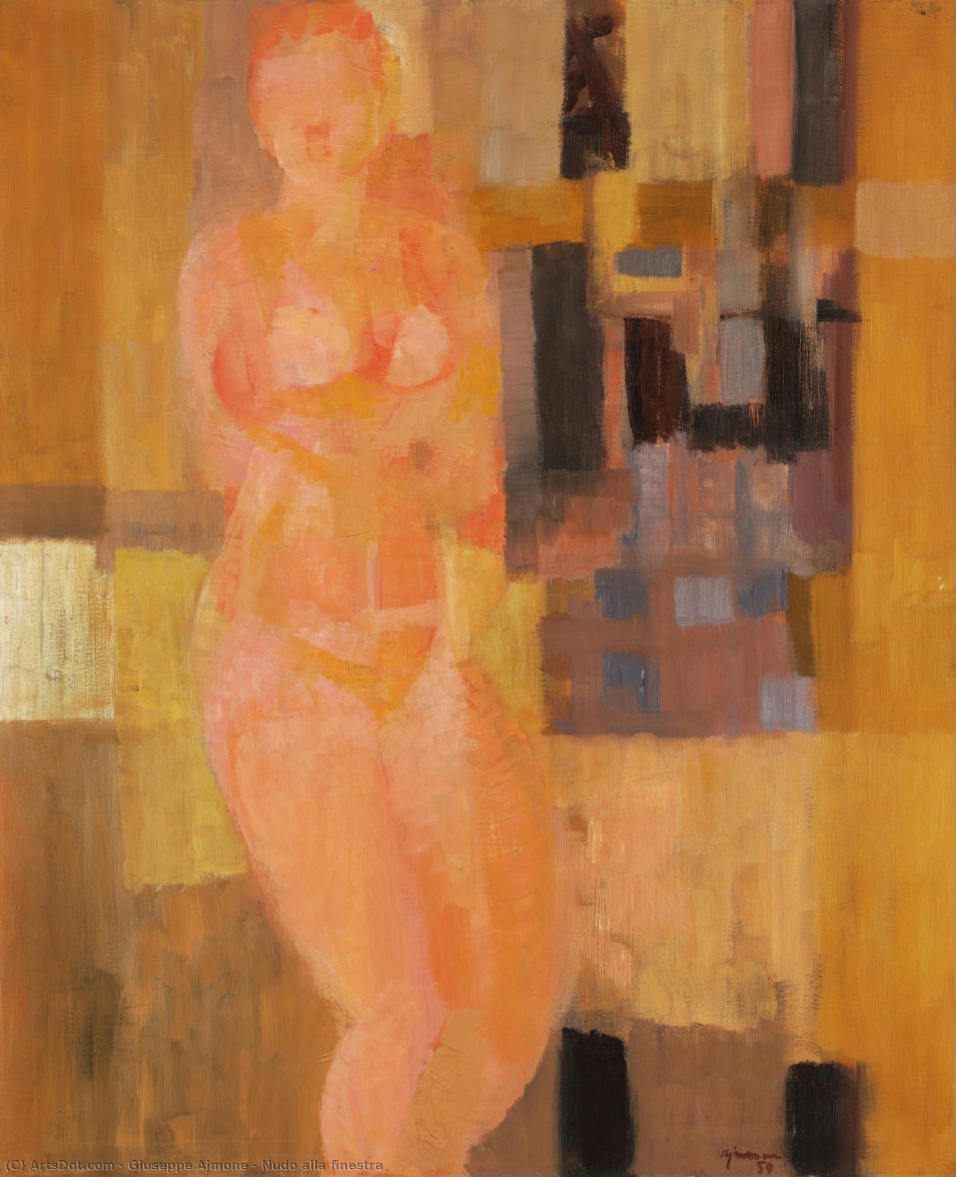 Nudo Alla Finestra — Giuseppe Ajmone