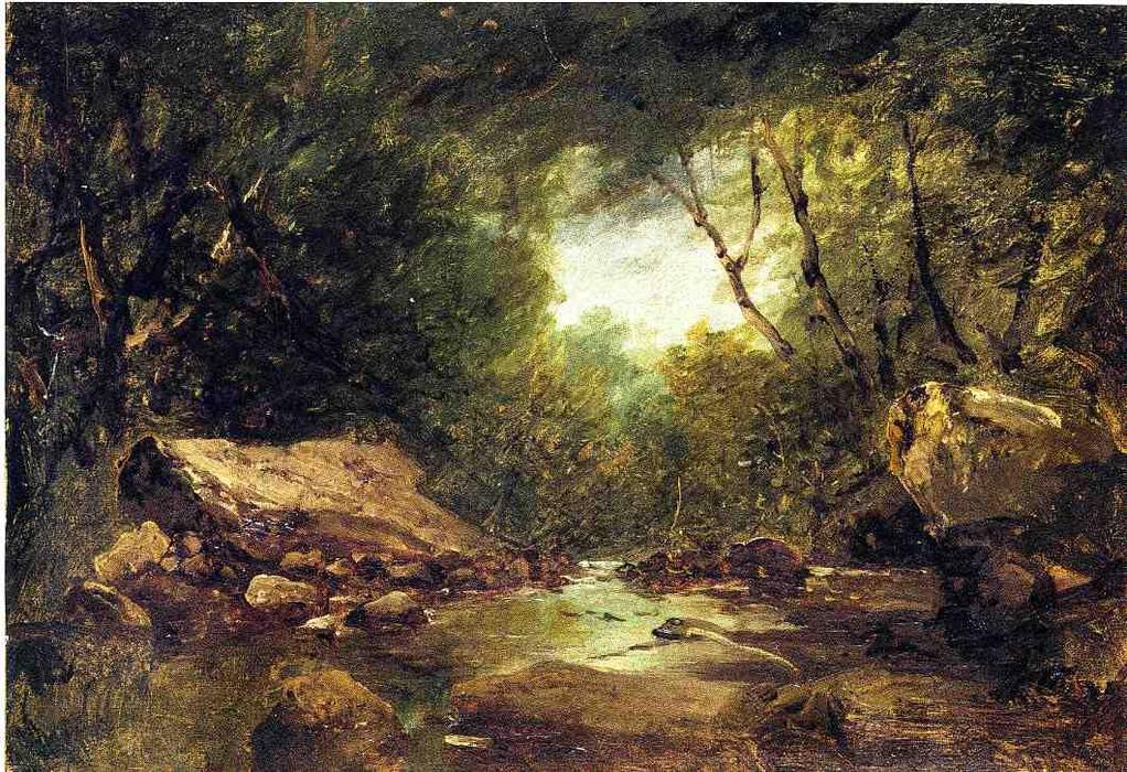 Brook In The Catskills — John Frederick Kensett