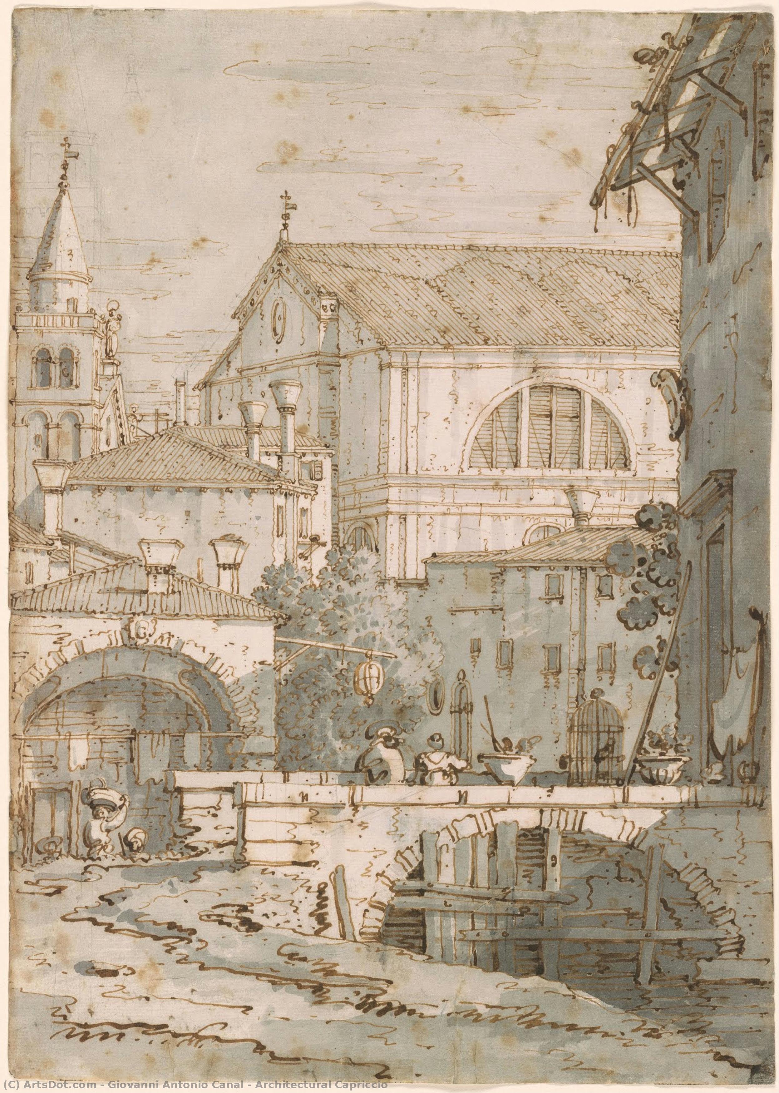 Architectural Capriccio — Canaletto