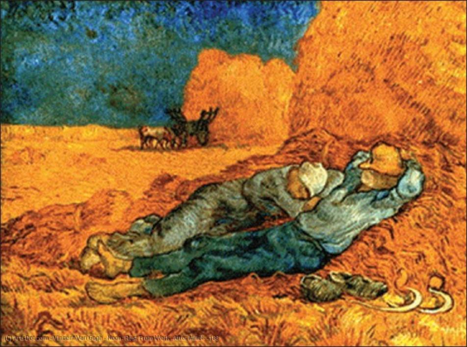 Noon, Rest From Work (after Millet) [188 — Vincent Willem Van Gogh