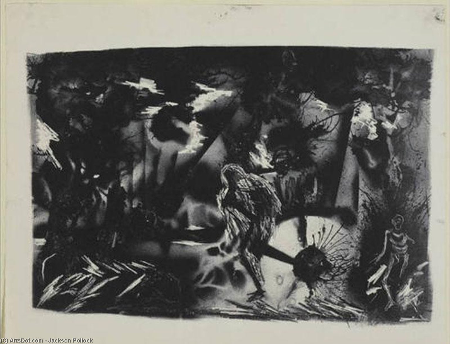 Figures In A Landscape — Paul Jackson Pollock