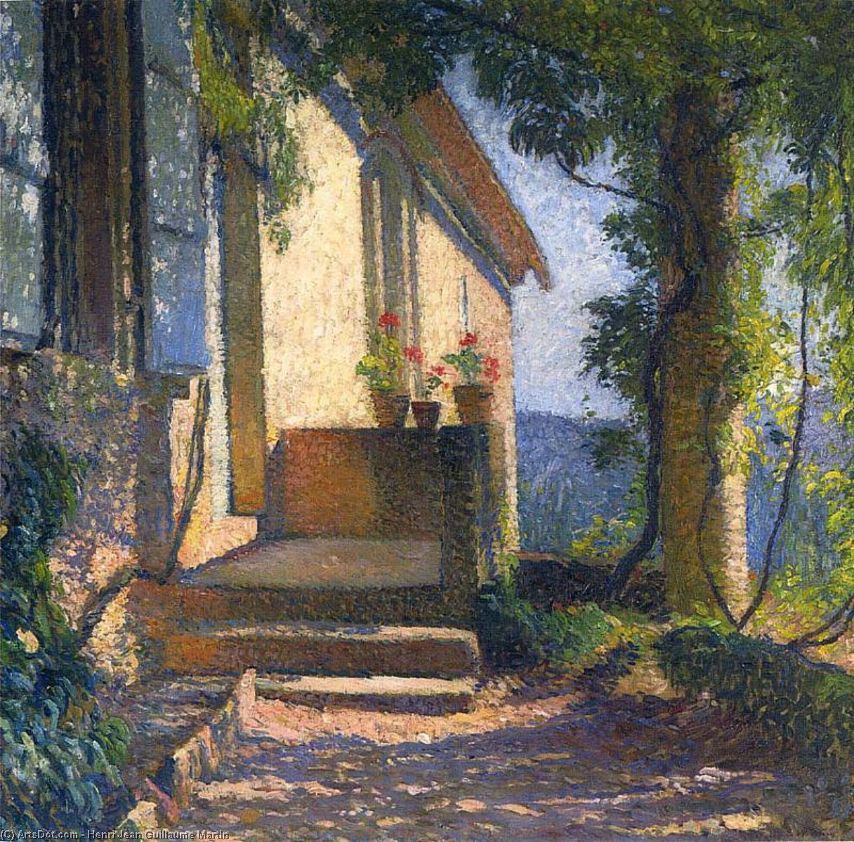 La Facade De Maison — Henri Jean Guillaume Martin