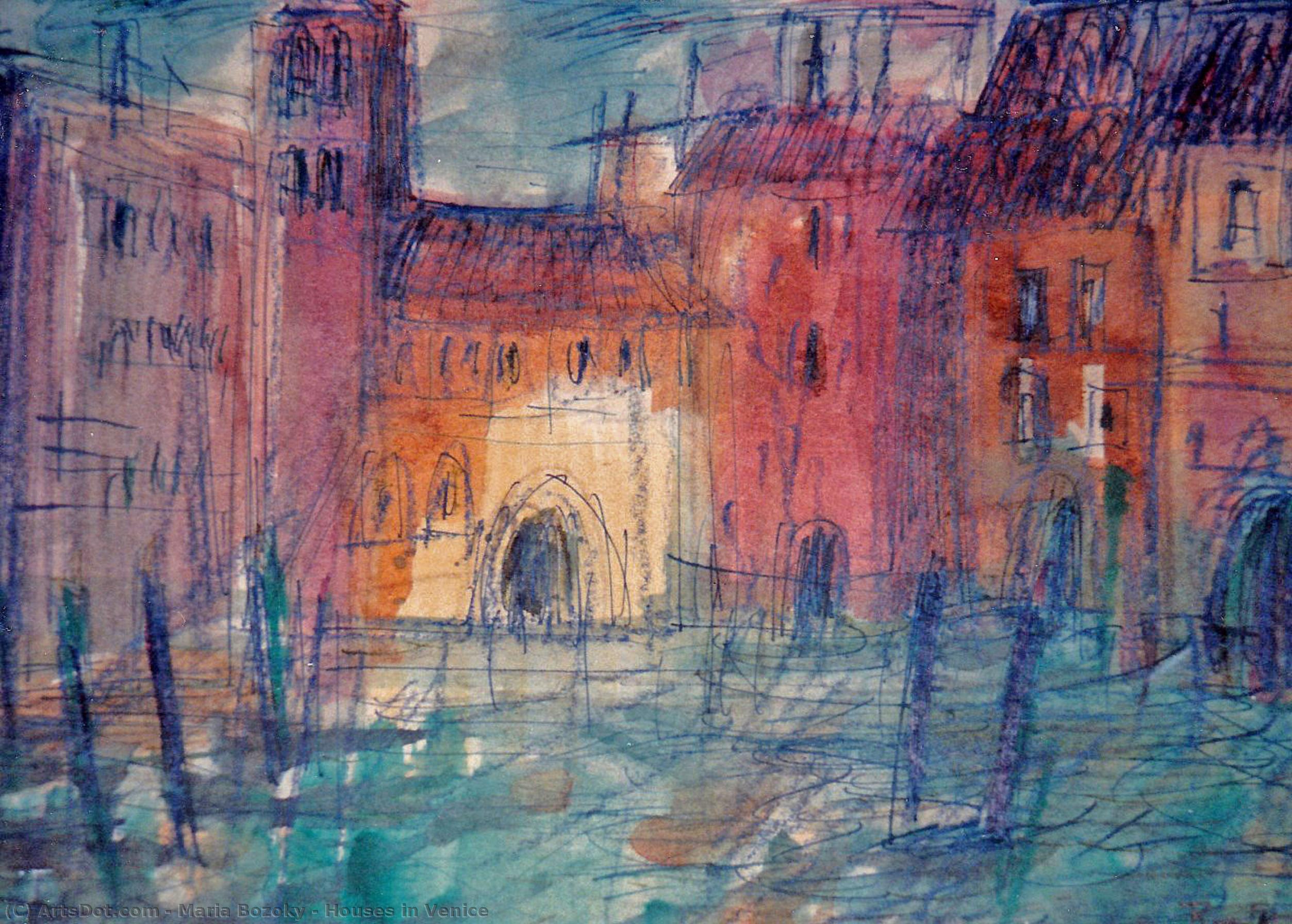 Houses In Venice — Mária Bozóky