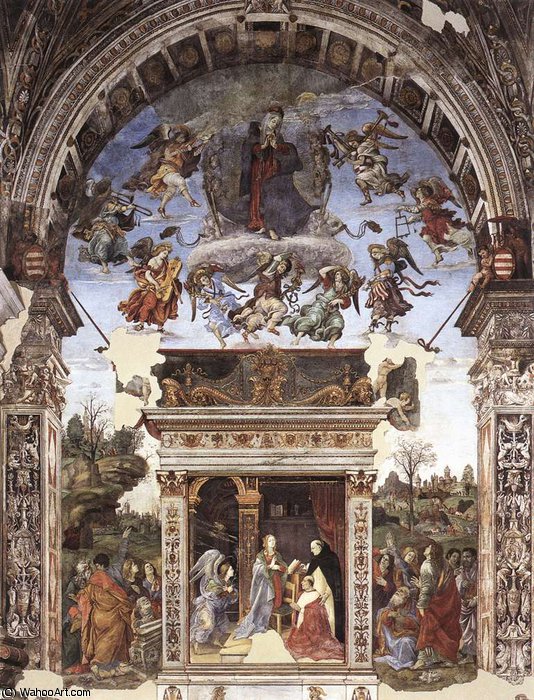 Carafa Chapel-assumption And Annunciation — Filippino Lippi