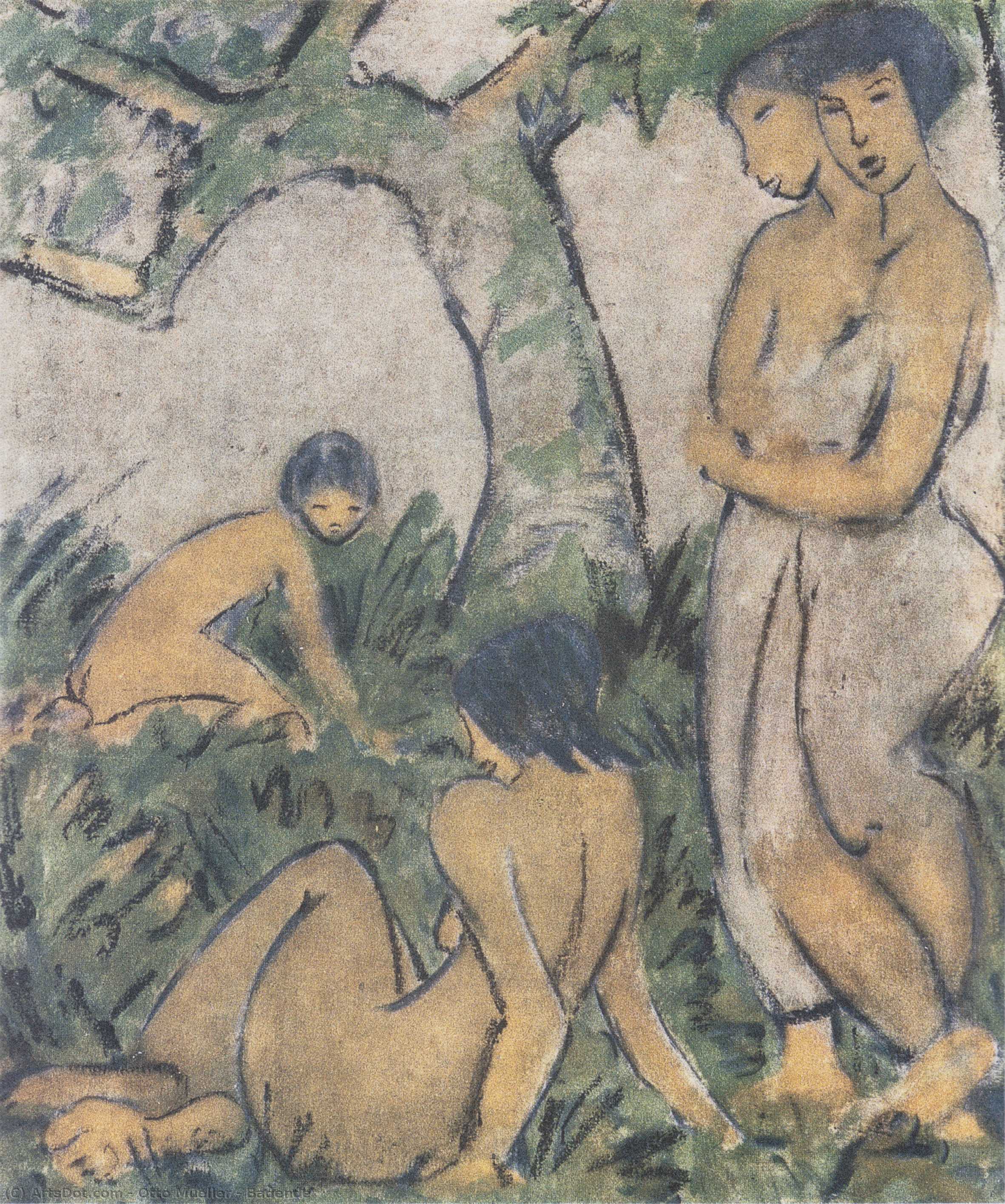 Badende — Otto Mueller
