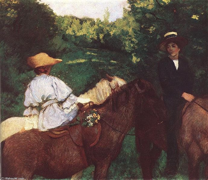 Riding Children — Károly Ferenczy