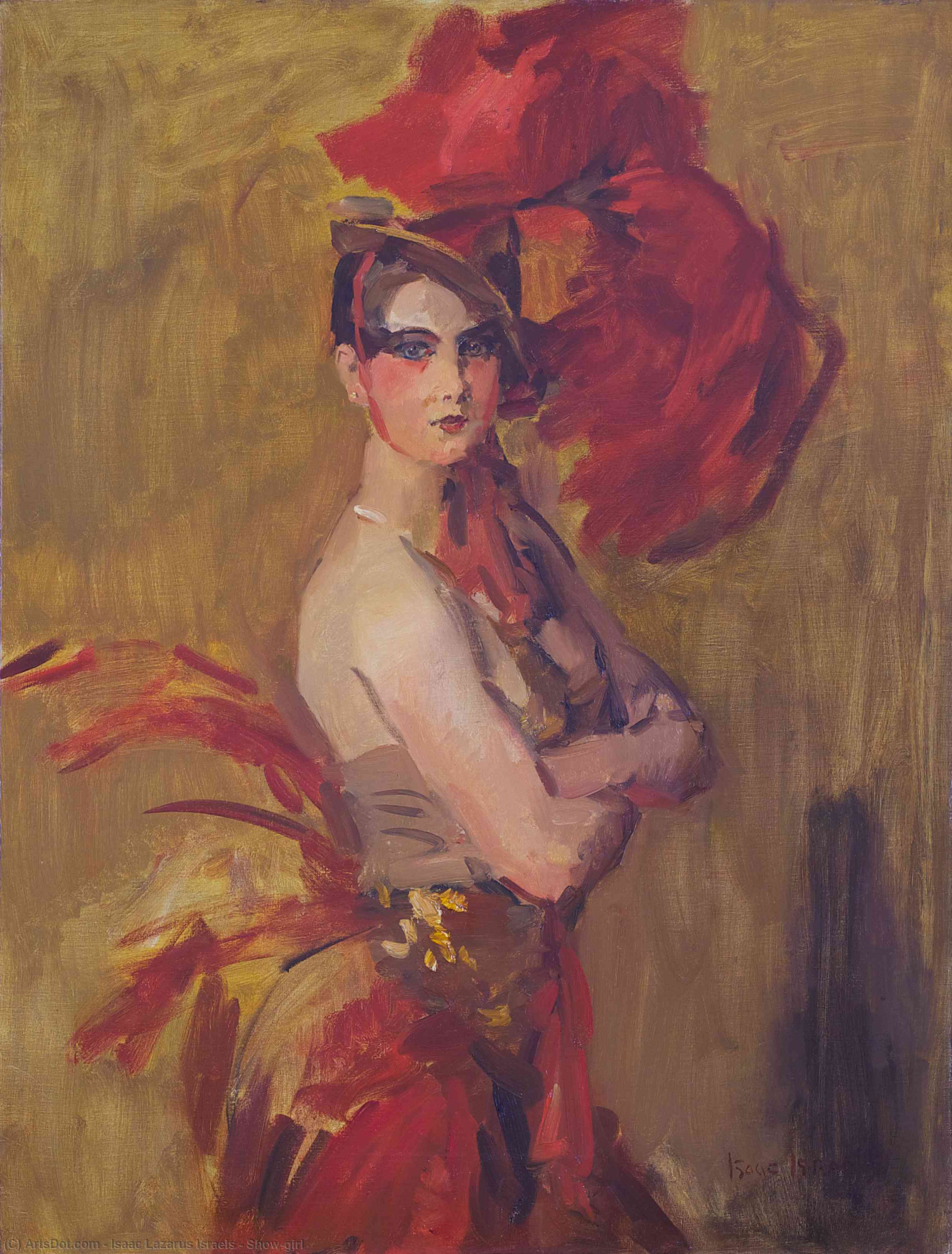Show-girl — Isaac Lazarus Israels