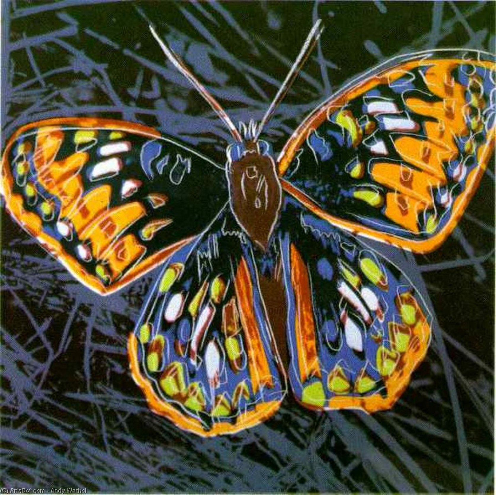 Ein Schmetterling — Andy Warhol
