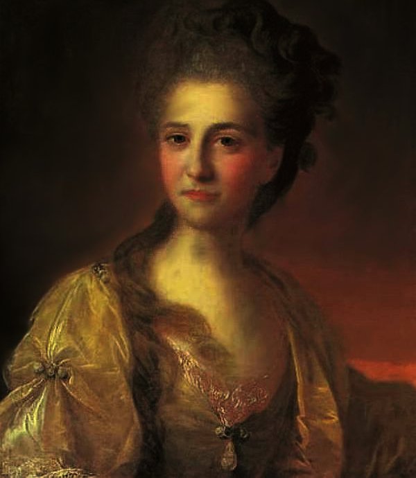 Unknown Lady In Yellow — Fyodor Stepanovich Rokotov