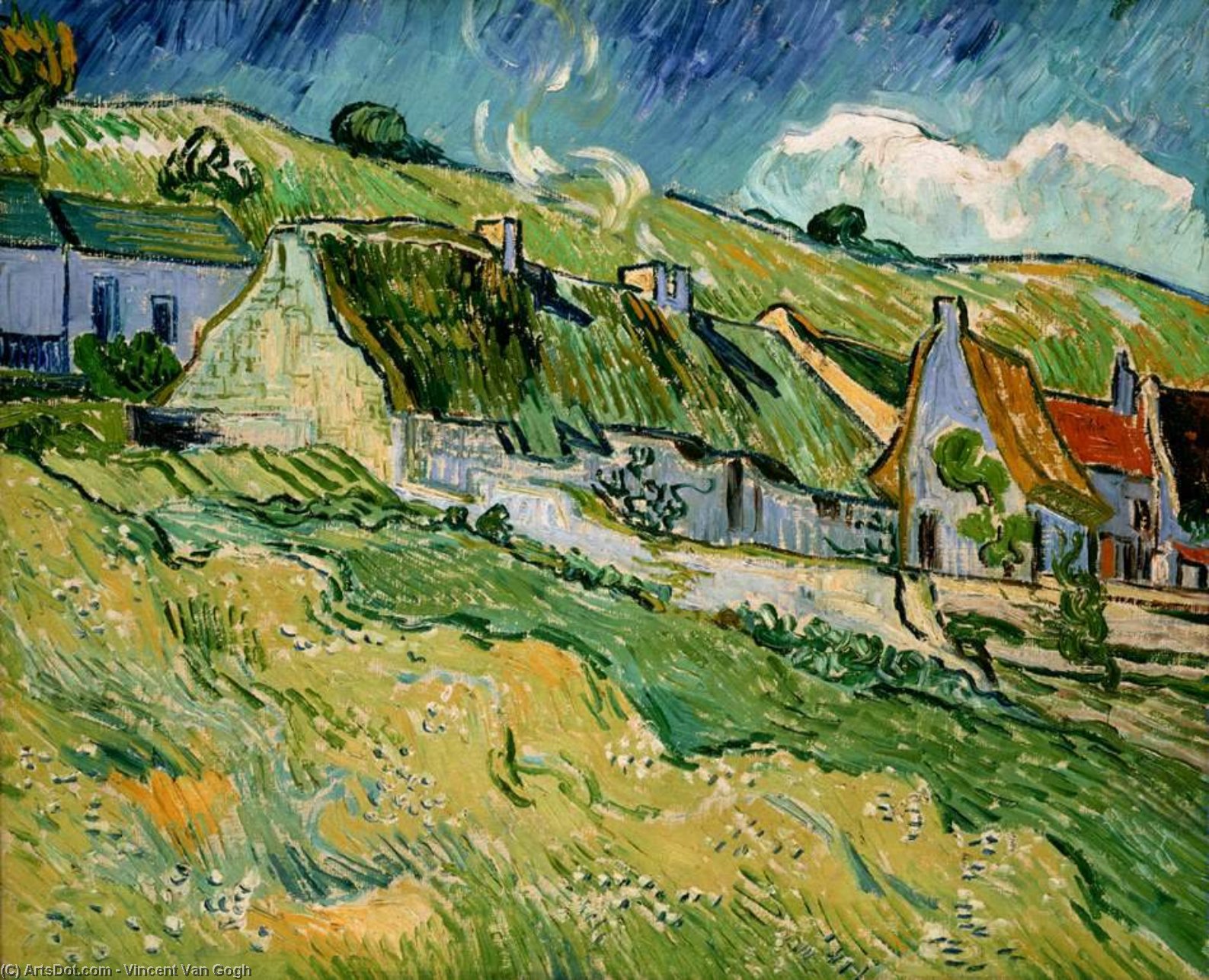 Cottages, Eremitaget — Vincent Willem Van Gogh