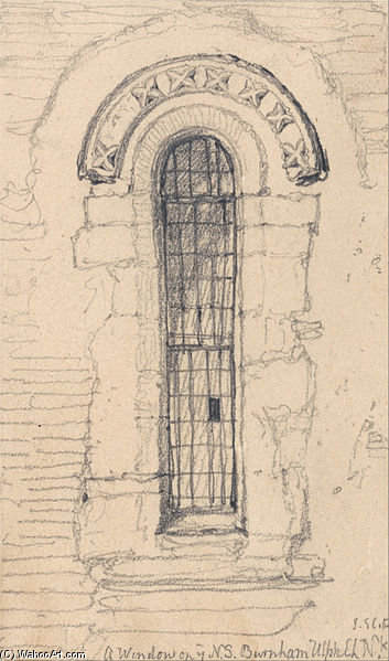 Window On The North Side Of Burnham Ulph Church, Norfolk — John Sell Cotman