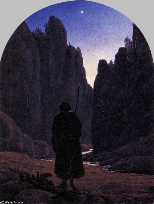 Pilgrim In A Rocky Valley — Carl Gustav Carus