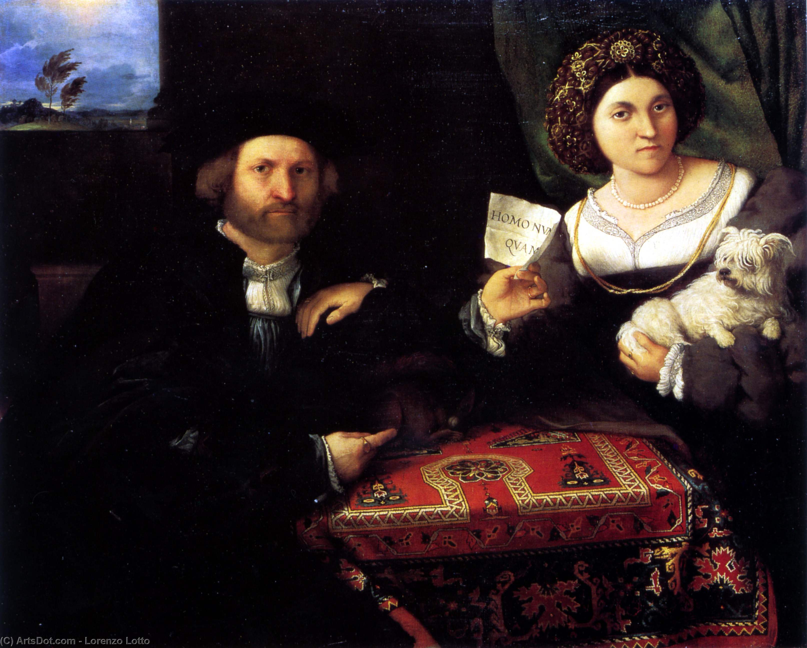 Portrait Of A Married Couple — Lorenzo Lotto