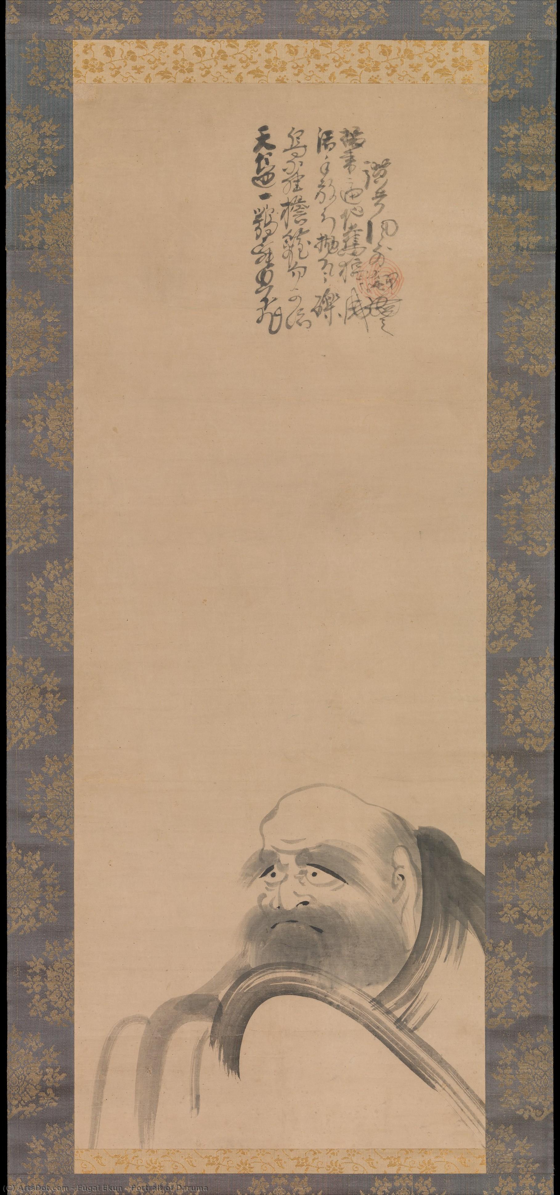 Portrait Of Daruma — Fūgai Ekun