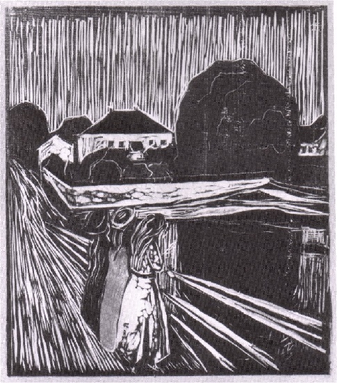 Three Girls On The Pier — Edvard Munch