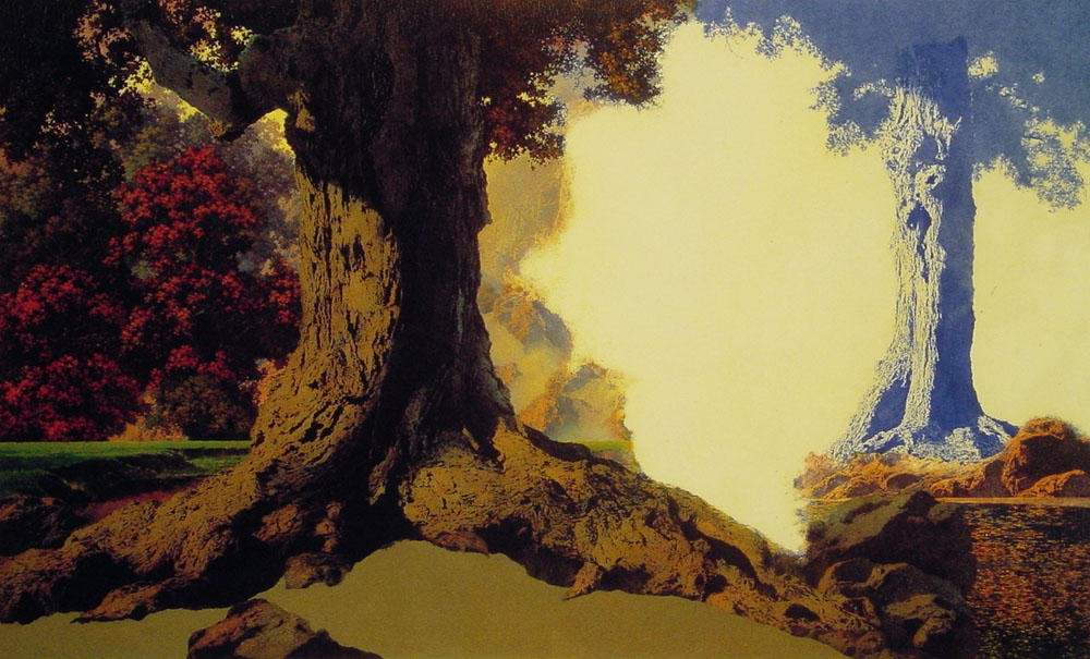 Dreaming October — Maxfield Parrish
