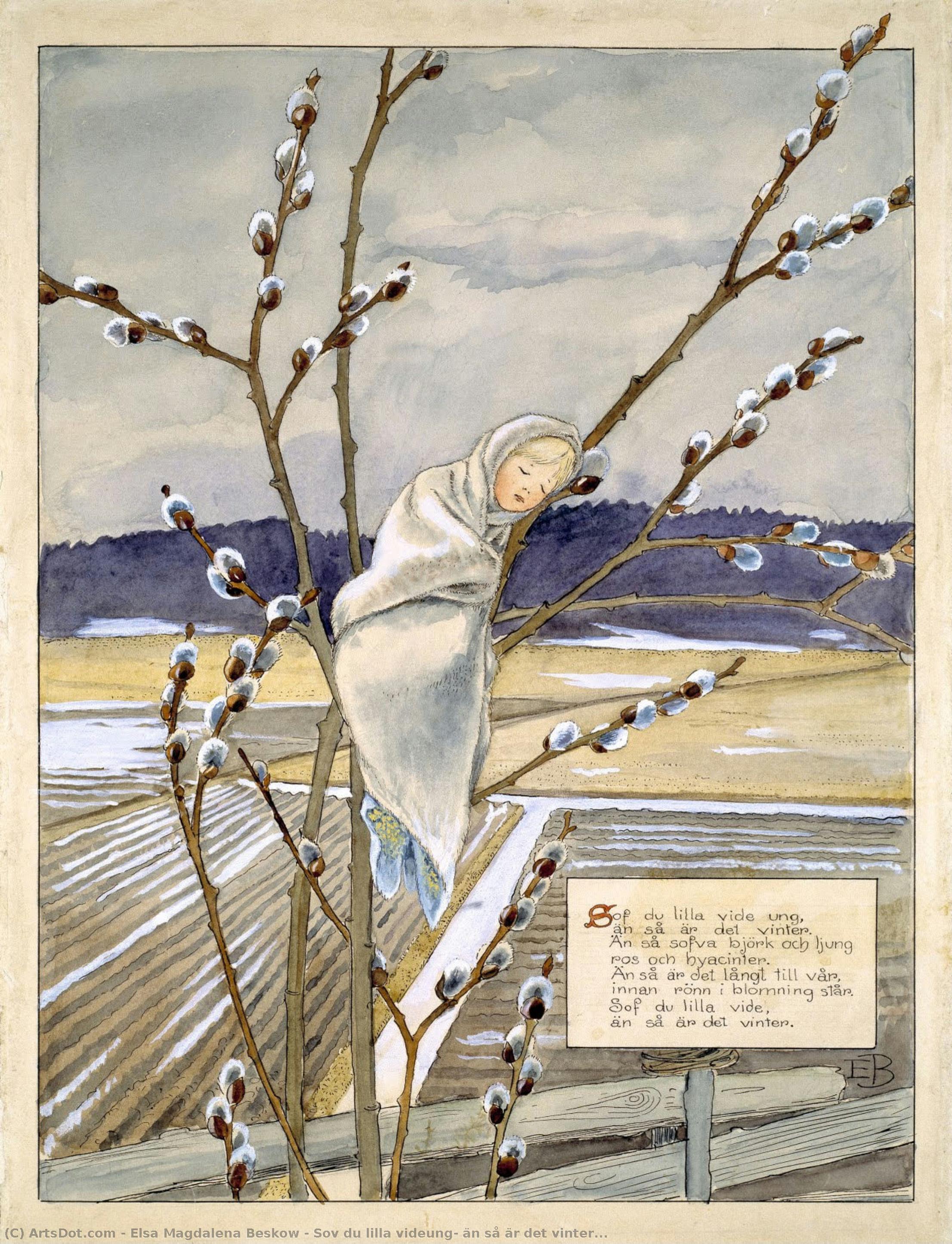 Sov Du Lilla Videung, Än Så Är Det Vinter — Elsa Magdalena Beskow
