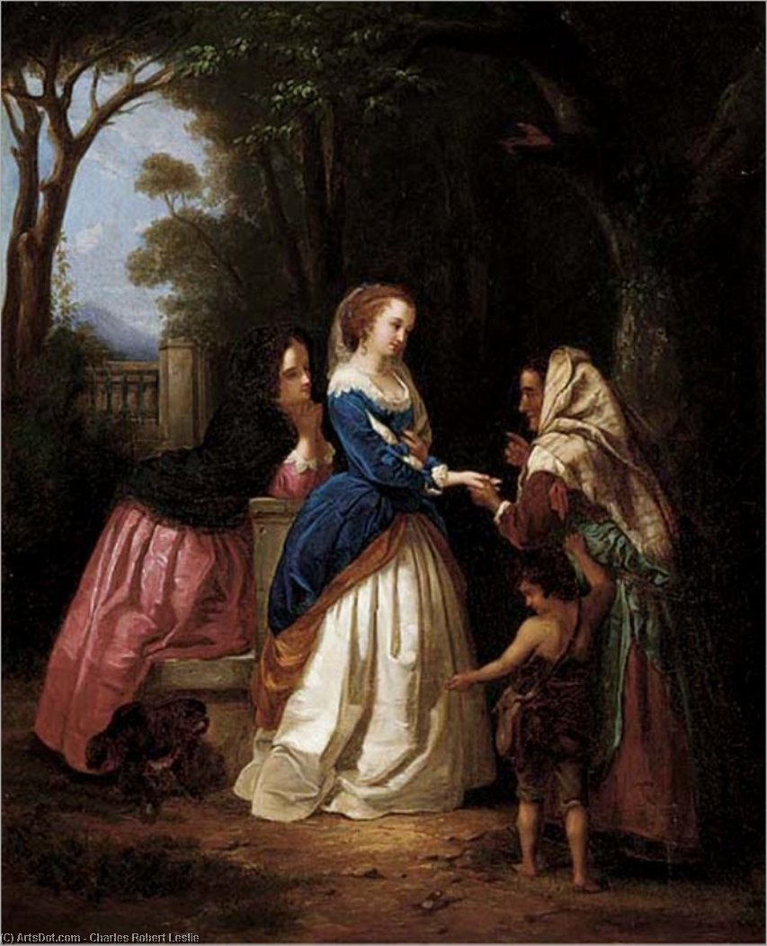 The Fortune Teller — Charles Robert Leslie