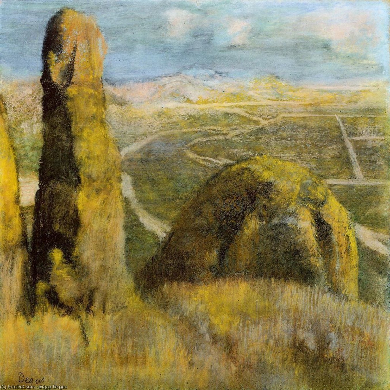 Landscape — Edgar Degas