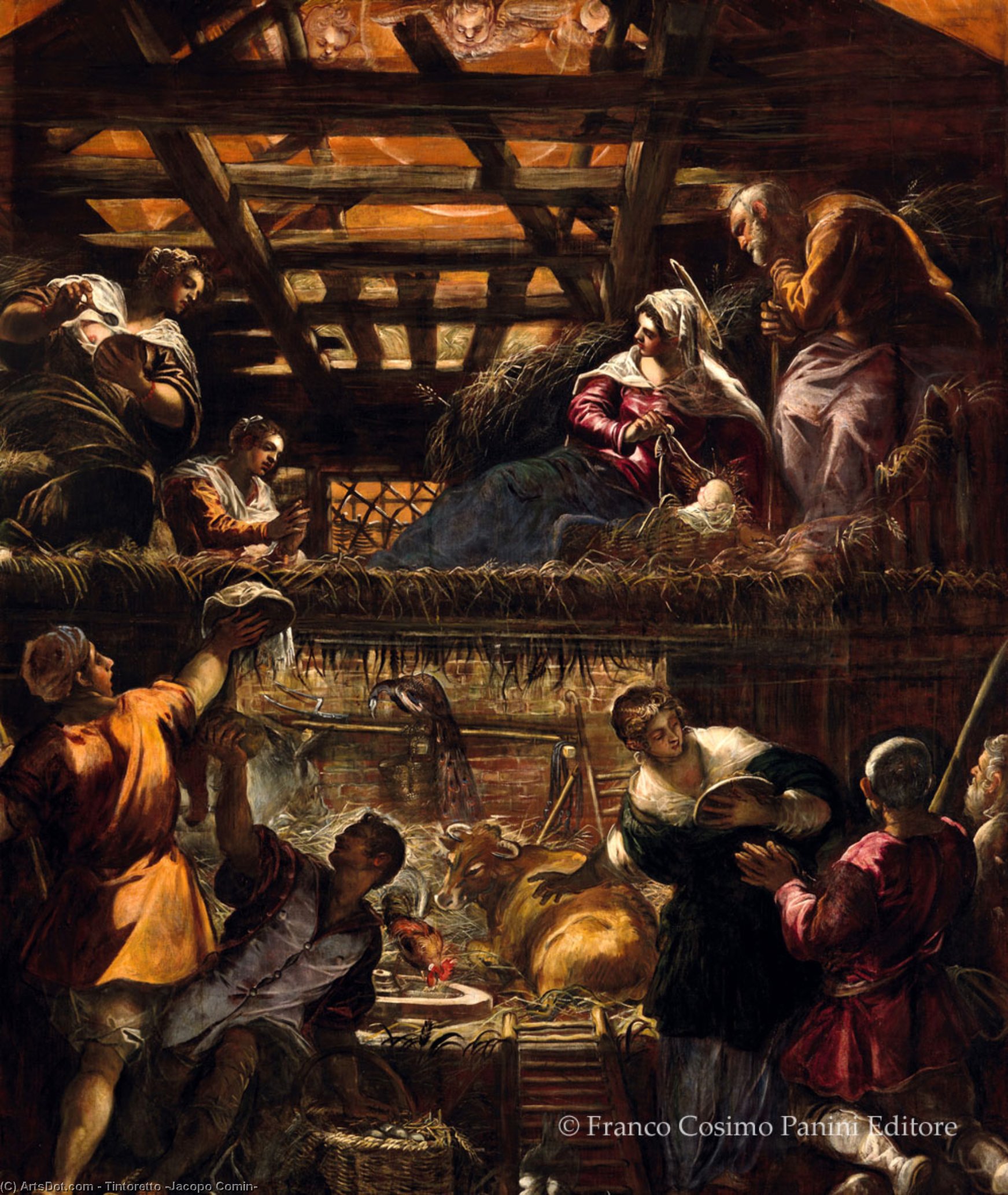 The Adoration Of The Shepherds — Jacopo Tintoretto