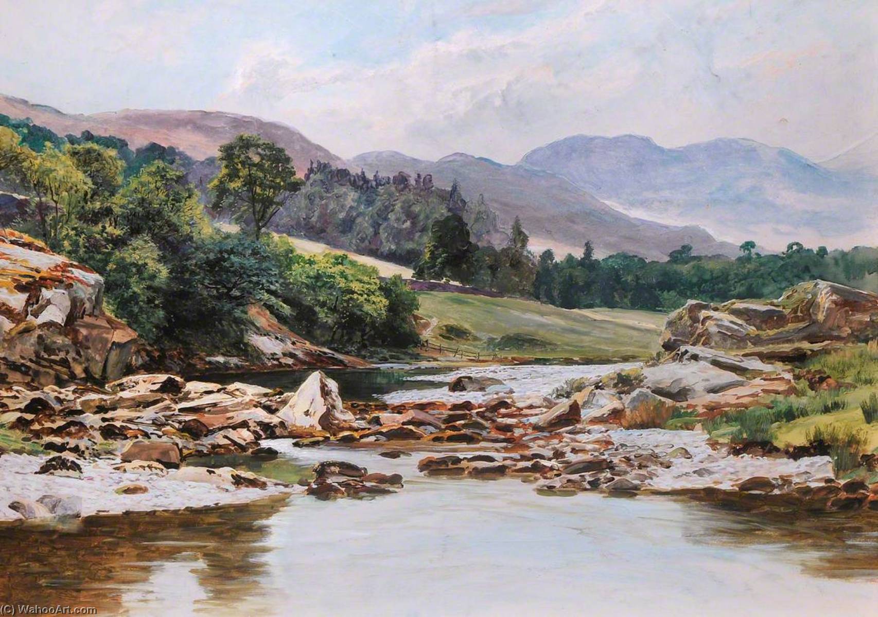 The Glaslyn River — Frederick William Hayes