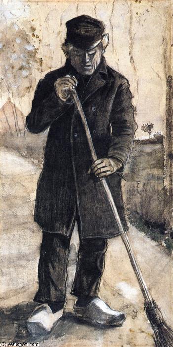 A Man With A Broom — Vincent Willem Van Gogh