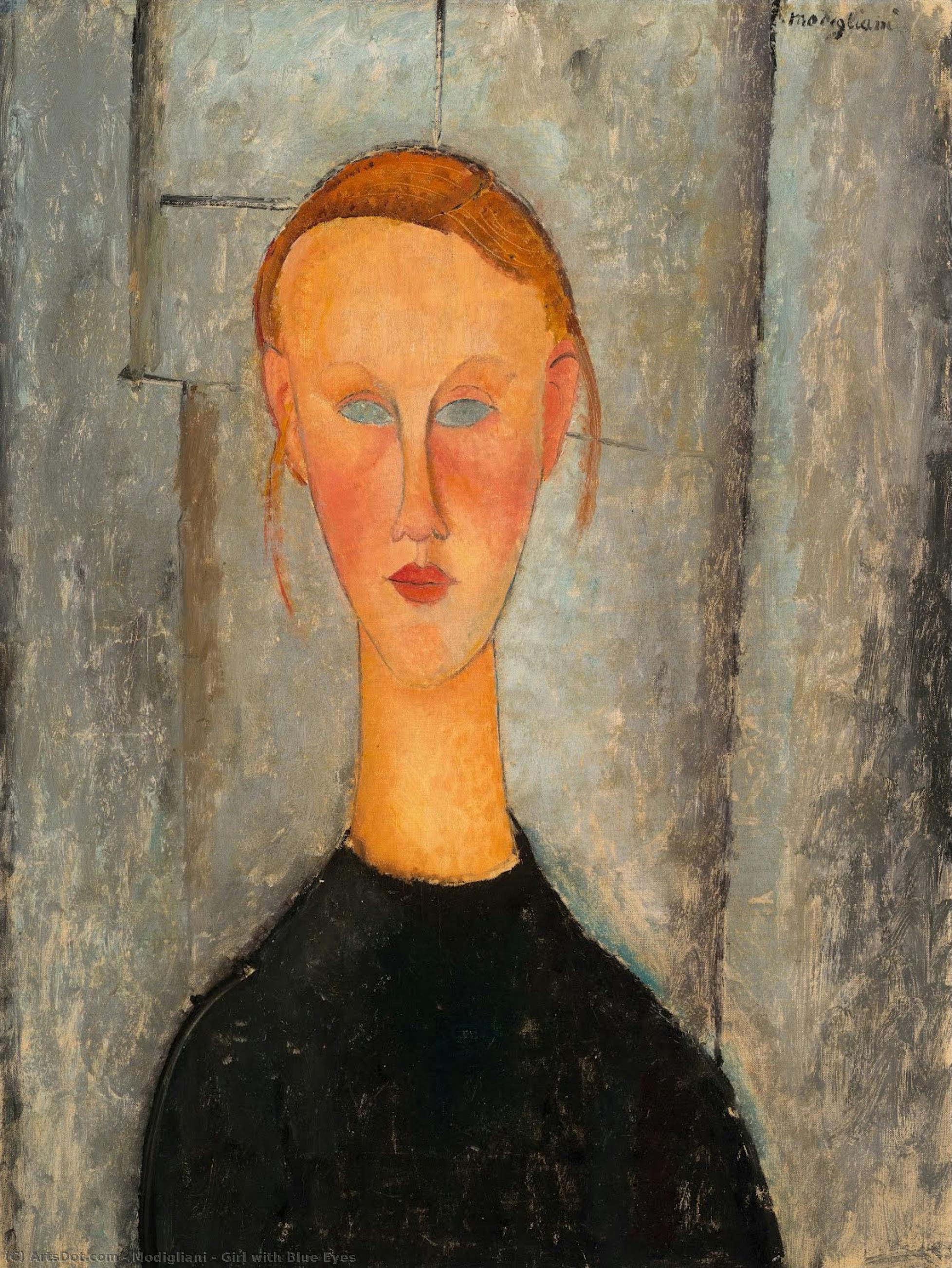 Girl With Blue Eyes — Amedeo Clemente Modigliani