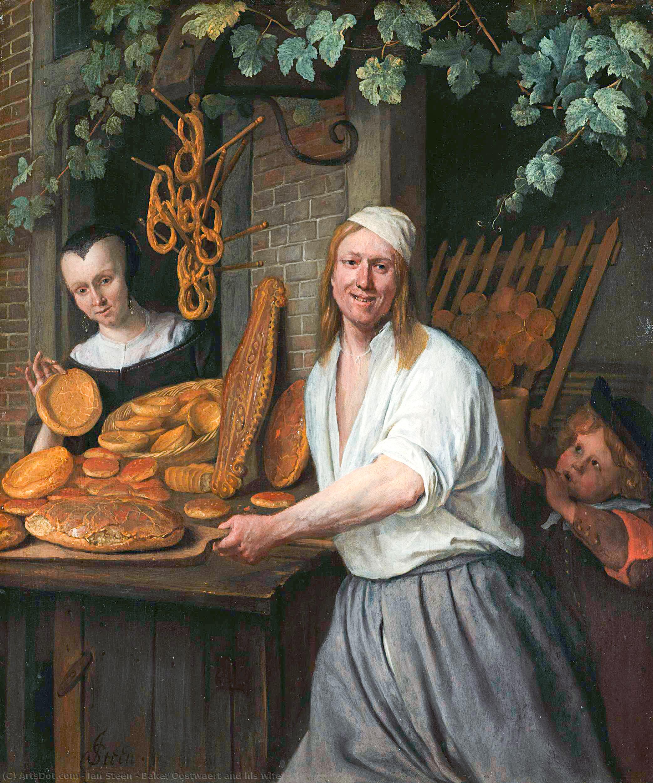 Baker Oostwaert And His Wife — Jan Havickszoon Steen