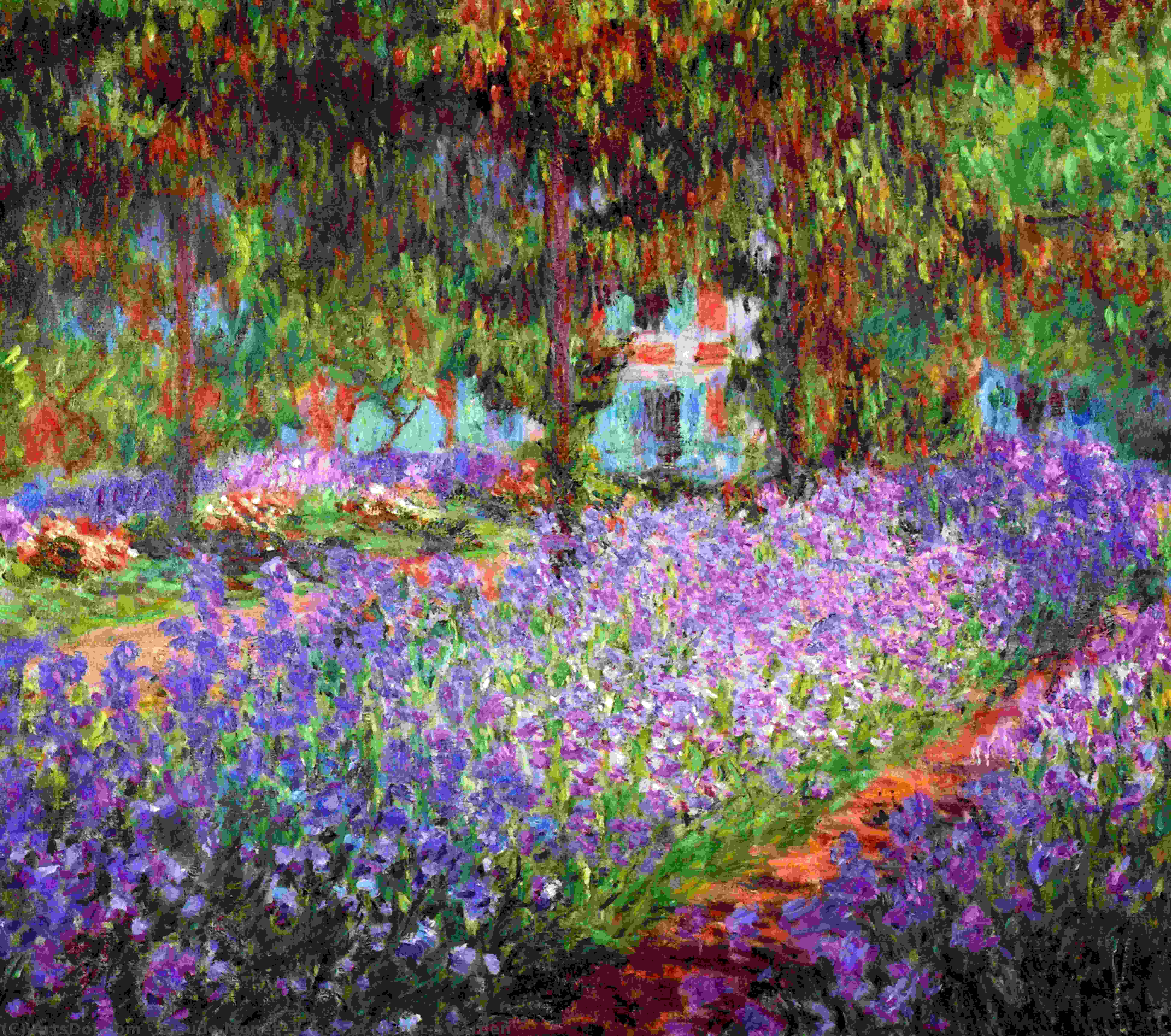 Irises In Monet's Garden — Claude Monet