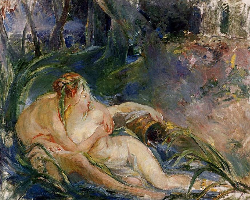 Two Nymphs Embracing — Berthe Morisot