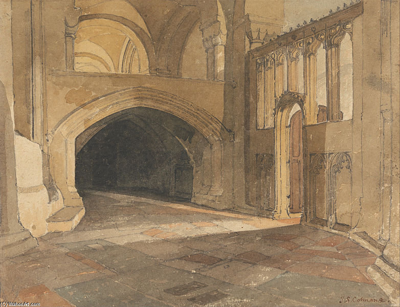 Norwich Cathedral- Entrance To Jesus Chapel — John Sell Cotman