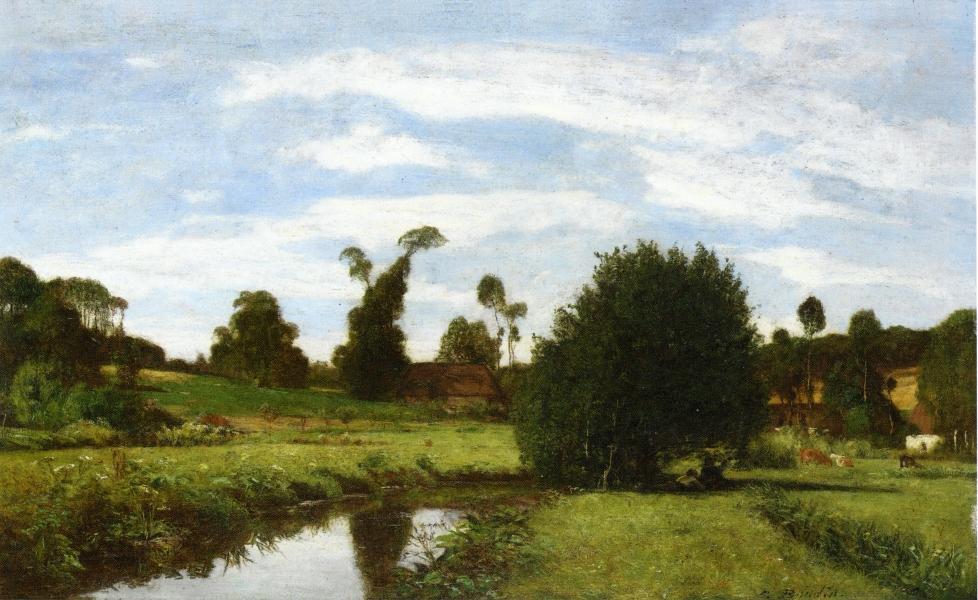 Norman Landscape — Eugène Louis Boudin