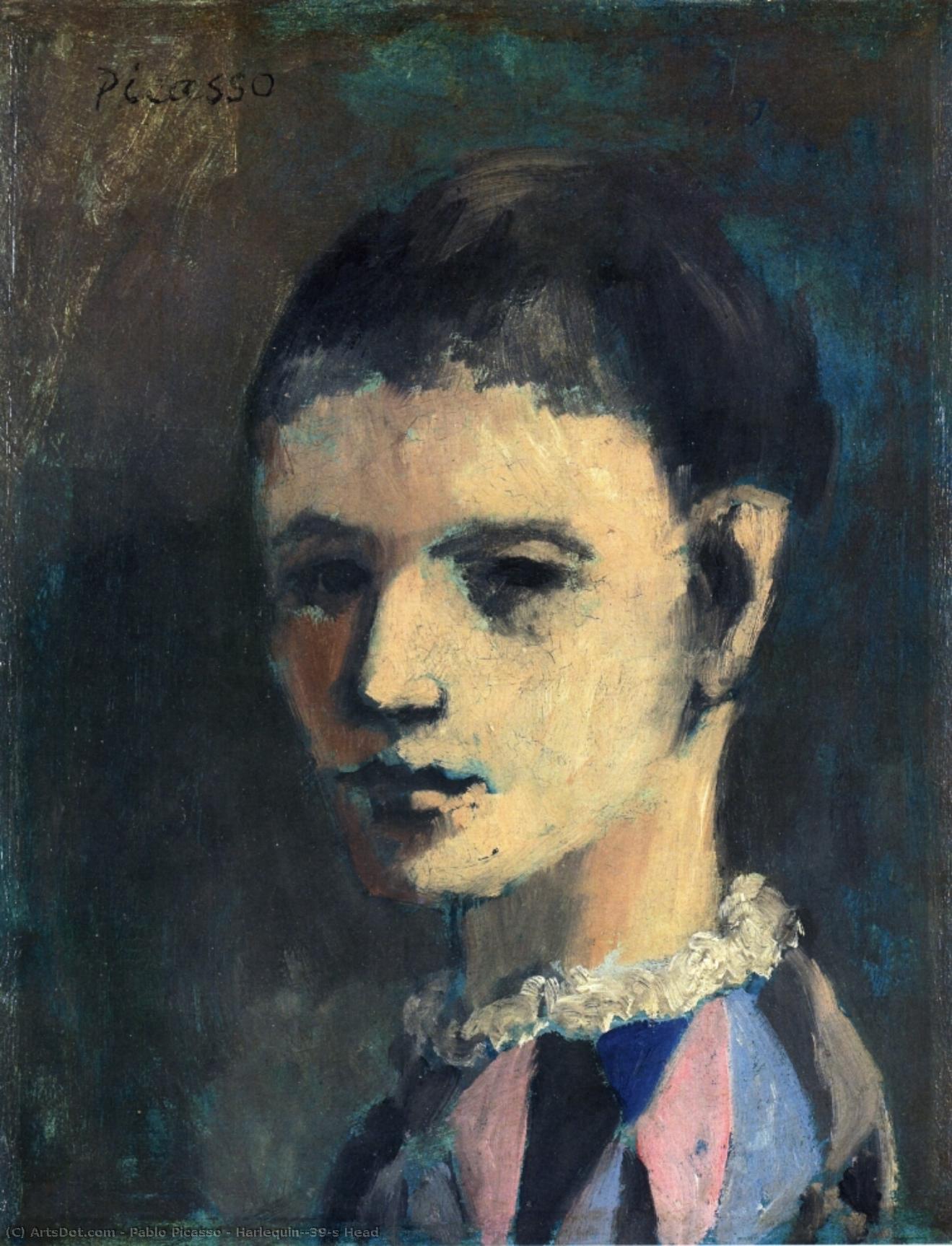 Harlequin's Head — Pablo Picasso