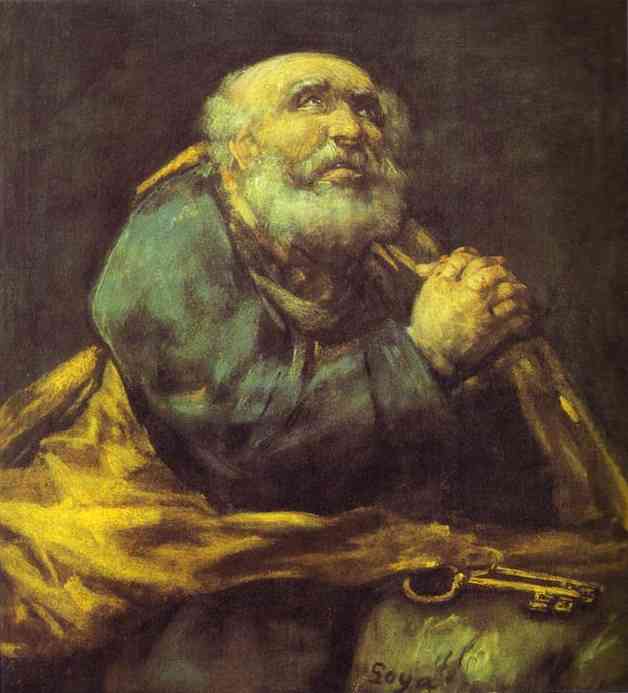 St. Peter Repentant — Francisco José De Goya Y Lucientes