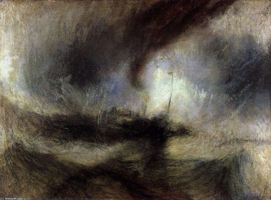 Snow Storm: Steam-boat Off A Harbour's Mouth — Joseph Mallord William Turner