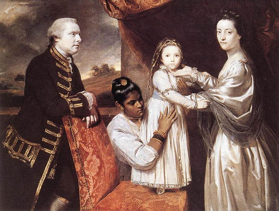 George Clive And His Family With An Indian Maid — Sir Joshua Reynolds