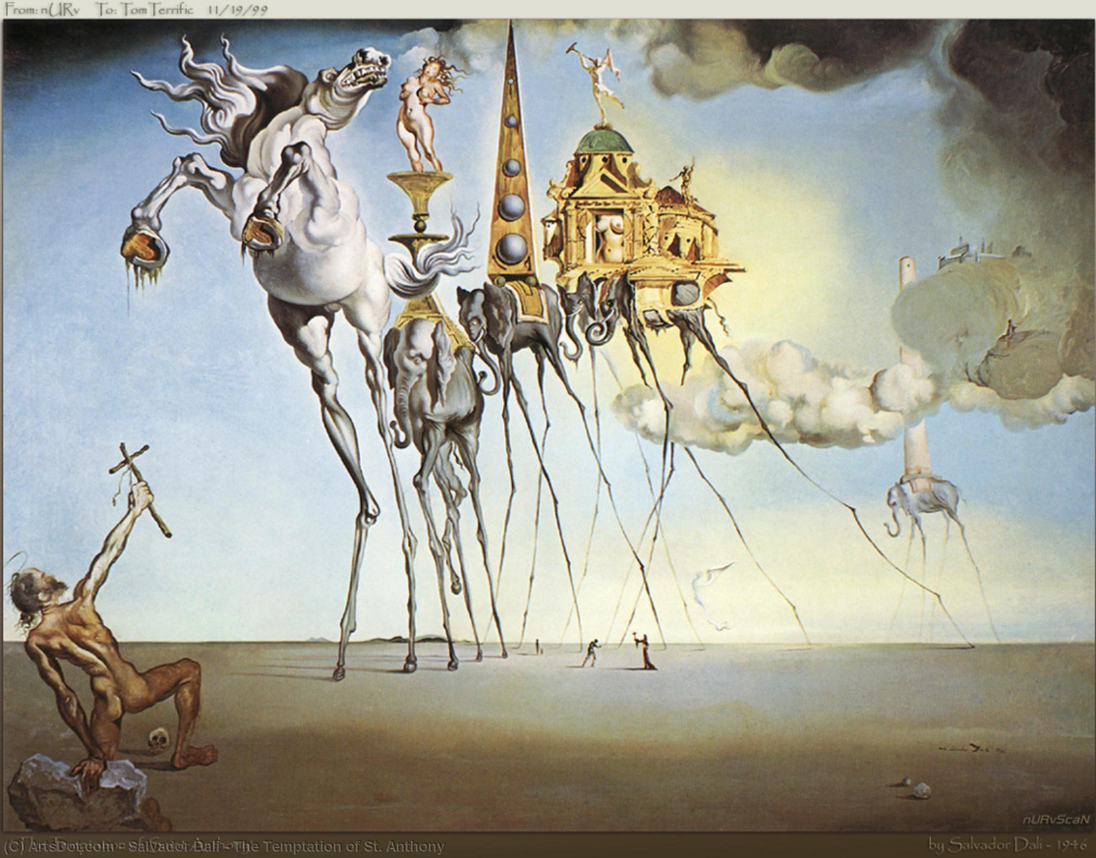 The Temptation Of St. Anthony — Salvador Dalí