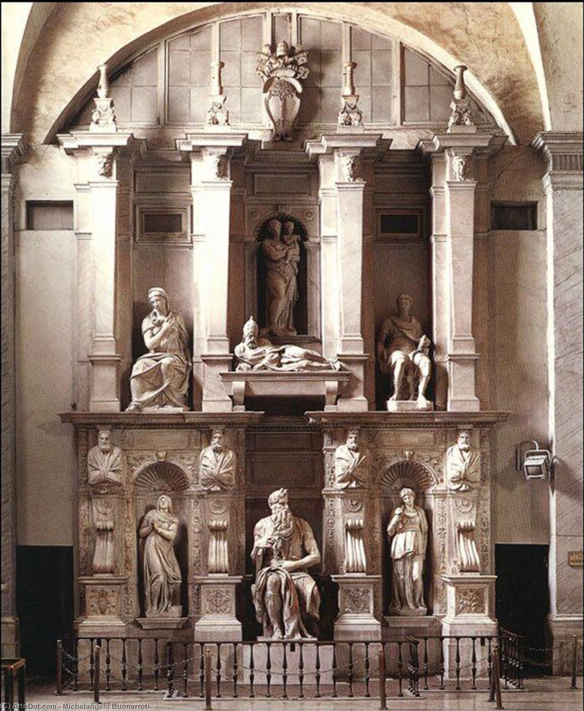 Pope Julius Ii - Tomb Of Julius Ii — Michelangelo Buonarroti