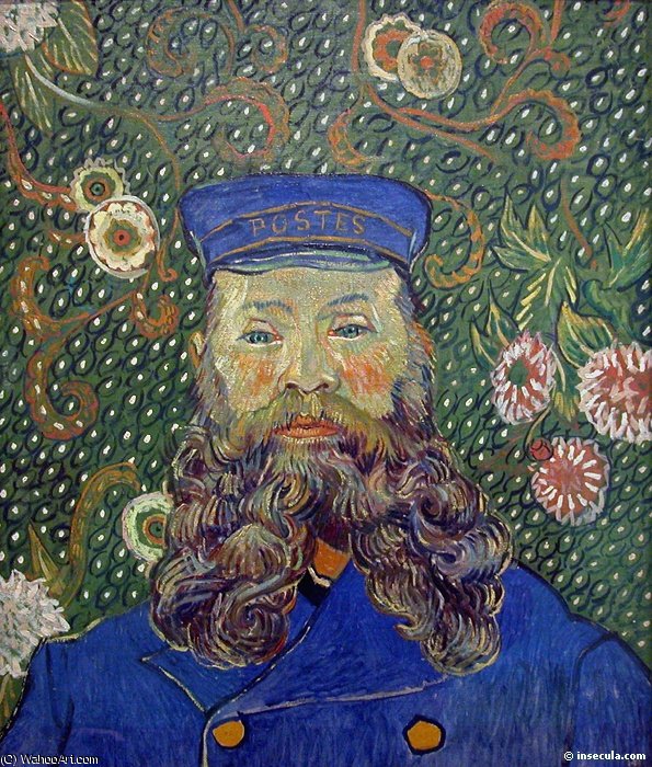 Le Postier Joseph Roulin - El Correo Joseph Roulin — Vincent Willem Van Gogh