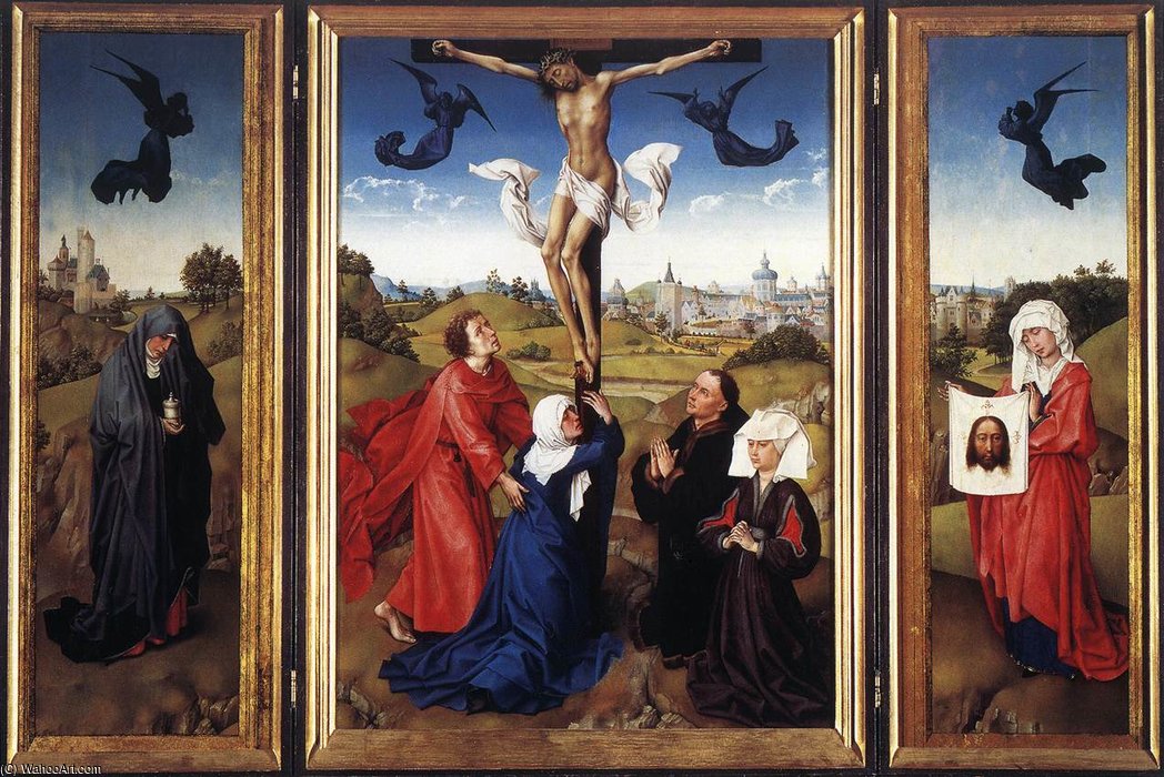 Crucifixion Triptych — Goswijn Van Der Weyden